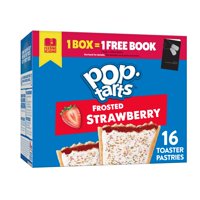 Pop-Tarts Toaster Pastries, Breakfast Foods, Frosted Strawberry, 27oz Box, 16 Toaster Pastries