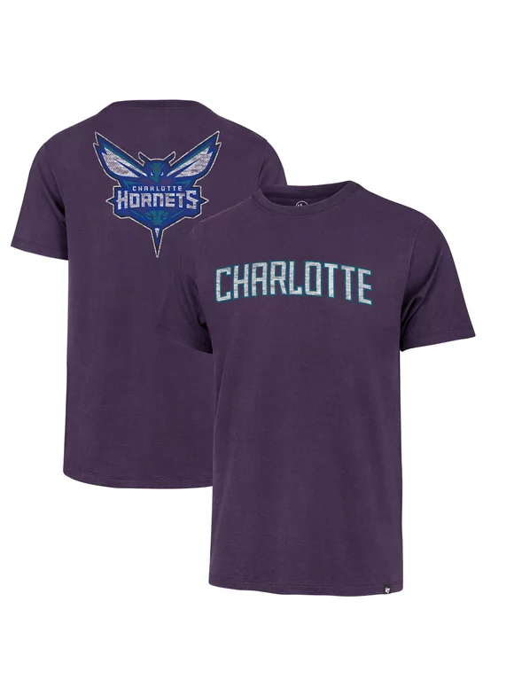 Men's '47 Purple Charlotte Hornets 2021/22 City Edition MVP Franklin T-Shirt