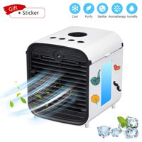 Mini Air Conditioner, Portable Mini Cooler Upgrade Model, Air-Conditioner with USB, Mini Desktop Table Fan with 3 Different Speeds, Indoor Outdoor