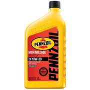 (3 Pack) Pennzoil High-Mileage 10W-30 Motor Oil, 1 qt