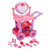 Kid Connection 53-Piece Beauty Cart Play Set