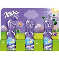 Milka Chocolate Easter Bunny, Alpine Milk, (3 x 15g)