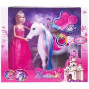BETTINA Magic Light Unicorn & Princess Doll, Unicorn Toys Gifts for Girls, 2020 Christmas Birthday Gifts for Kids Aged 3 4 5 6 7