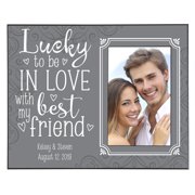 Personalized Lucky In Love Photo Canvas 18x24