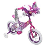 Huffy 12-Inch Disney Princess Bike with Training Wheels for Ages 3 to 5, Pink