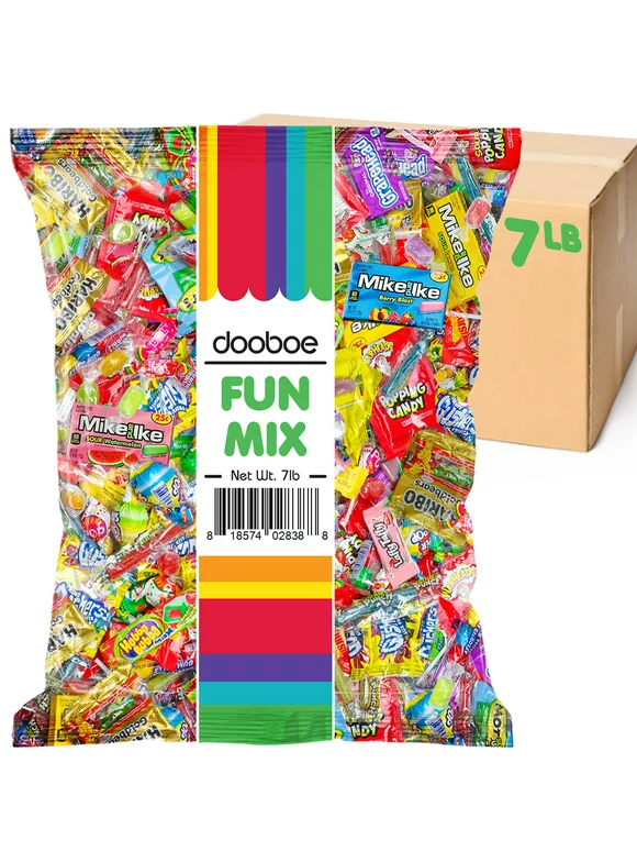 Assorted Candy Bulk - 7 Pounds - Halloween Candies - Trick or Treat - Pinata Variety Fun Mix - Super Party Mix - Event Candies - Individually Wrapped - Parade Mixed Candy
