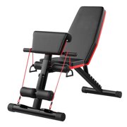 Xisheep Multifunctional Bench, Adjustable Sit Up Bench, Flat/Incline/Folding, Foldable Exercise Workout Bench for Home Gym, Capacity Weight Bench For Weight Training