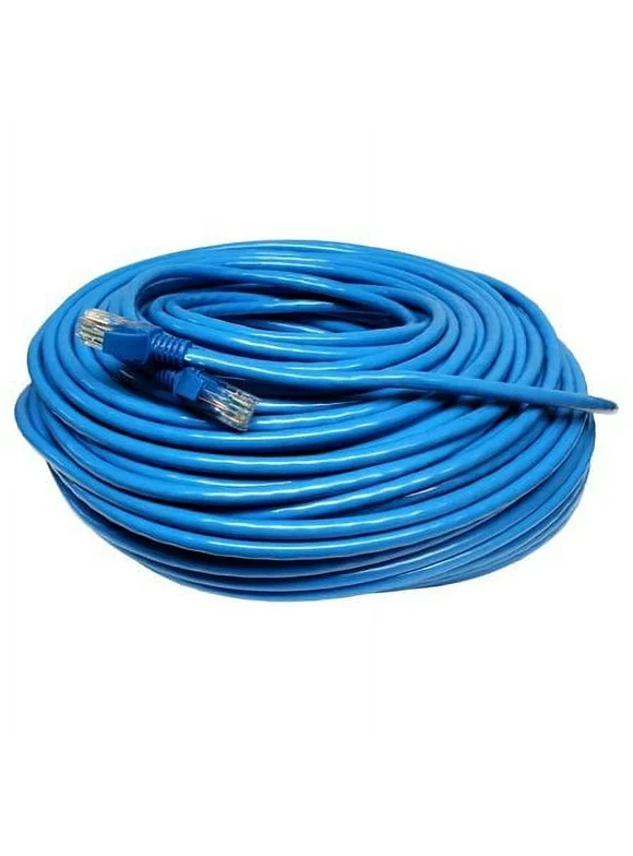 200' FT Feet Ethernet Network Patch Cat6 Cable for Xbox  PC  Modem  PS4  PS3  Router (200ft) - Blue New