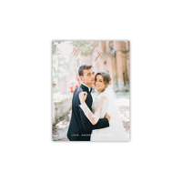 Gartner Studios Personalized Modern Marble Foil Wedding Thank You Cards - Pack of 20 - 4.25"x5.5" - Envelopes Included