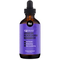 IQ Natural's 100% Cold Pressed Jamaican Black Castor Oil LAVENDER SCENT for Hair Growth and Skin Conditioning - 8oz Bottle