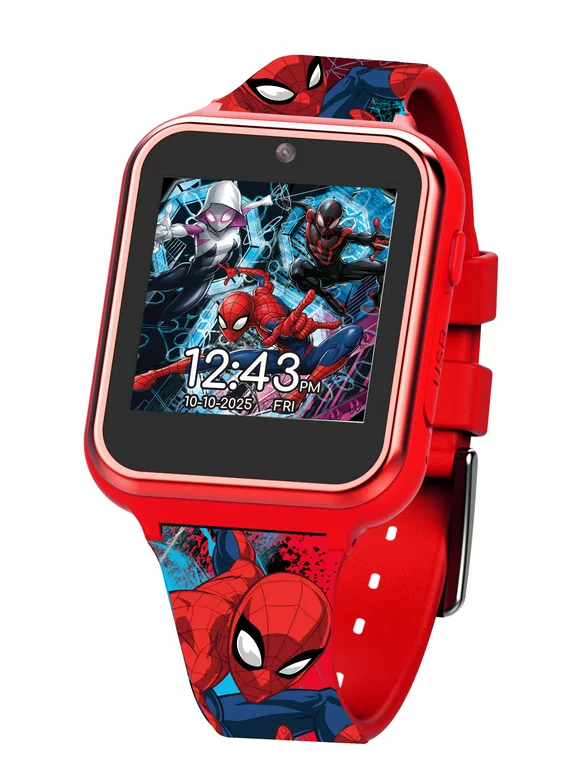 Marvel Spider-Man iTime Unisex Child Interactive Smart Watch 40mm - SPD4740WM