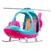 Barbie Estate Travel Pink and Blue Helicopter with Spinning Rotors