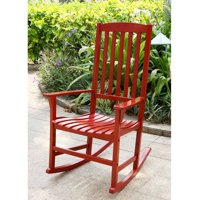 Willow Bay Outdoor Rocking Chair, Red