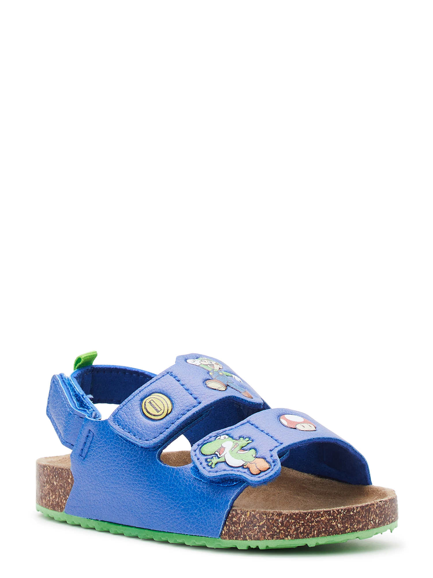 Super Mario Toddler Boys Footbed Sandals, Sizes 7-12