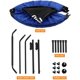 image 4 of Foldable 40" Mini Trampoline Rebounder, Max Load 300lbs Rebounder Trampoline Exercise Fitness Trampoline for Adult Indoor/Garden/Workout Cardio