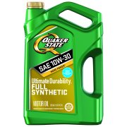 Quaker State Ultimate Durability 10W-30 Full Synthetic Motor Oil, 5 qt