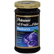 Polaner All Fruit Blueberry Spreadable Fruit With Fiber, 10 oz (Pack of 12)