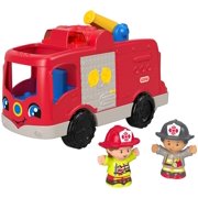 Fisher-Price Little People Helping Others Fire Truck with Sounds, Songs & Phrases
