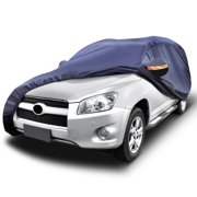 YITAMOTOR Universal Fit Waterproof Car Cover Outdoor Indoor - Fits SUVs up to 206"L,Dark Blue