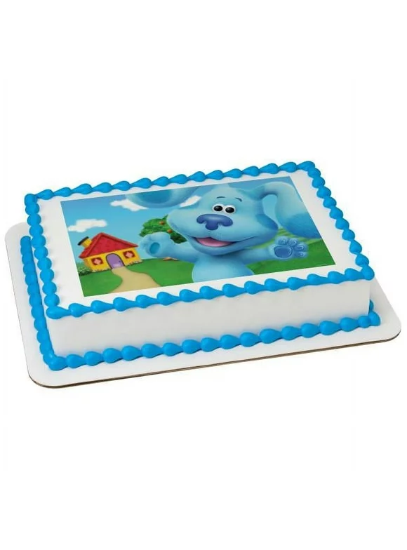 Blue's Clues & You! Blue Edible Cake Topper Image