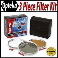 Opteka 37mm Hi-Def Professional Video Filter Kit UV, PL, FLD