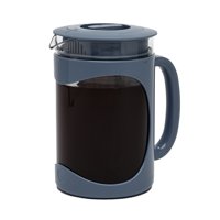 Primula Burke Glass Cold Brew Iced Coffee Maker with Removable Mesh Filter, 1.6 Quarts, Red