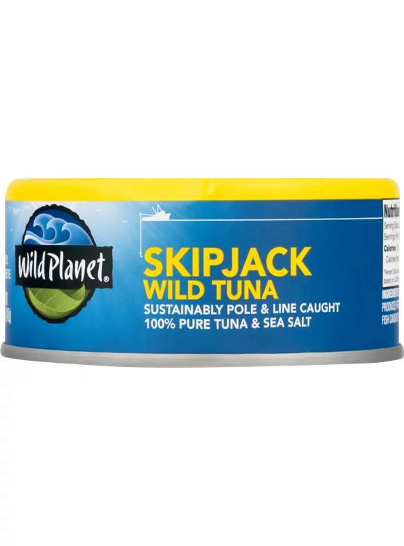Wild Planet Wild Skip Jack Tuna, 5 Oz Can