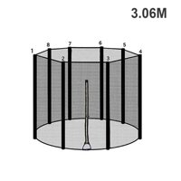 Trampoline Enclosure Durable Safe Nylon Protection Net for Outdoor Children Injury Prevention