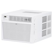GE 14,000 BTU 115-Volt Smart Window Air Conditioner with Remote, AEG14AZ, White