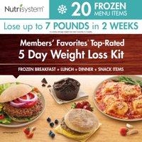Nutrisystem 5 Day Members' Favorites Top-Rated Frozen Weight Loss Kit, 15 Meals, 5 Snacks