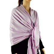 Large Solid Color Pashmina Shawl Wrap Scarf 78" X 28"