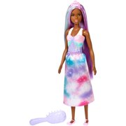 Barbie Dreamtopia Princess Doll with Long Purple Hair & Hairbrush