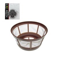 Universal Permanent Coffee Filter Basket Nylon Mesh Reusable Cone 8-12 Cup New