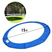 Gymax Blue Safety Pad Spring Round Frame Pad Cover Replacement for 12FT 14FT 15FT Trampoline