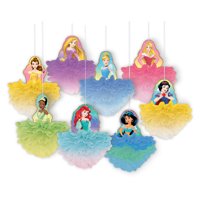 Disney Princess 'Once Upon a Time' Deluxe Hanging Tulle Decorations (8ct)