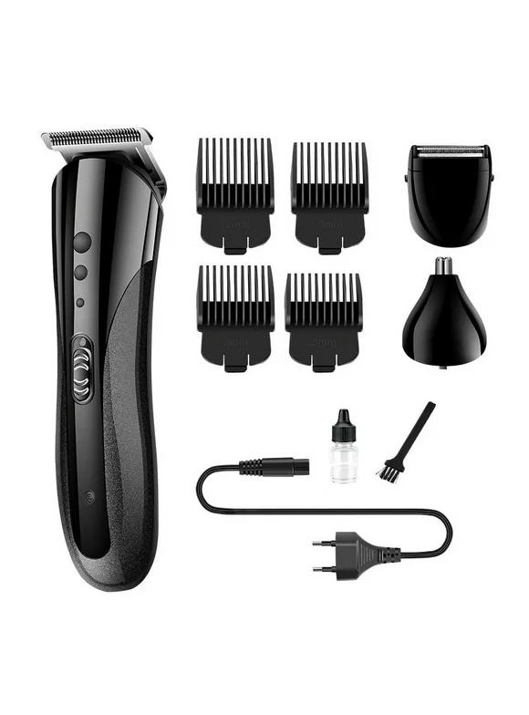 Beard Trimmer Hair Clipper Hair Trimmer Grooming Kit Electric Shaver Razor for Men Nose Ear Body Trimmer Groomer IPX7 Waterproof C