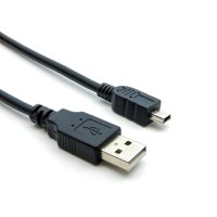 SF Cable USB 2.0 A Male to Mini 5-Pin Cable, 1 foot