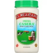 El Mexicano Crema Casera Grade A Table Cream, 15 Oz.