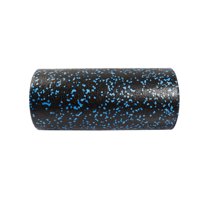 Athletic Works Epp Foam Roller, 13In, Black with Blue Speckled Dot, for Massage and Stretching