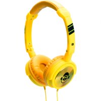 Idance JOCKEY100 Yellow Stereo Dj Headphone Mic Ip