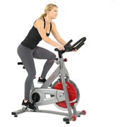 Sunny Health & Fitness Pro II Indoor Cycling Bike with Device Mount and Advanced Display  SF-B1995, Silver