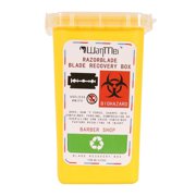 Plastic Small Sharps Biohazard  Disposal Container Bin Yellow