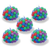 Upper Bounce Crush Proof Plastic Trampoline Pit Balls 500 Pack - Assorted Colors