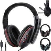 For PS4 Laptop PC Gaming Headset Mic Stereo Surround Headphone 3.5mm Wired