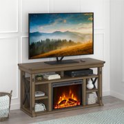 Ameriwood Home Wildwood 56'' TV Stand with Fireplace