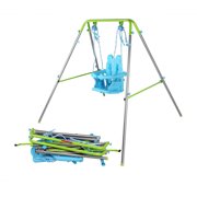 Outdoor Indoor Folding Swing Toddler Swing with safety Baby Seat