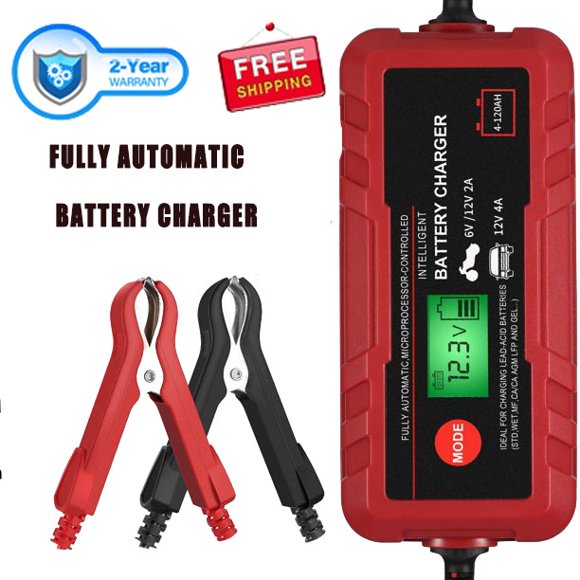 Banshee 12V 1.5A Lithium Li-Ion LiFeP04 Fully Automatic Battery Charger  Maintainer 