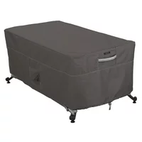 Classic Accessories Ravenna Water-Resistant 56 Inch Rectangular Fire Pit Table Cover