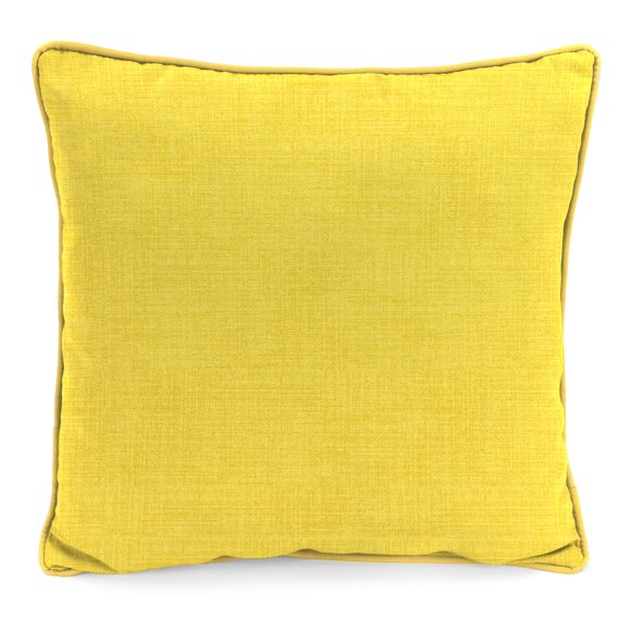 Mainstays Outdoor Throw Pillow, 16", Sunray Yellow Solid