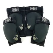 Snafu Multisport Knee and Elbow Pads (Fits Under Pants, Great for Skateboard, Bike, BMX, Scooter, Ages 8-14)